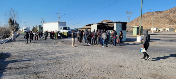 Mexican authorities find a crowded truck transporting unaccompanied minors from Guatemala, in Ciudad Juarez