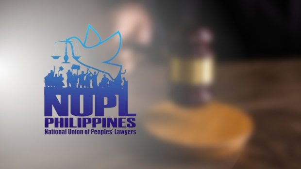 Judge’s gavel with NUPL logo superimposed. STORY: NUPL dismayed by NTF-ELCAC’s ‘hateful’ tags to lawyers