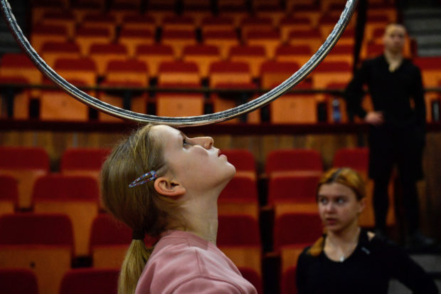 Ukraine's young circus artists 
