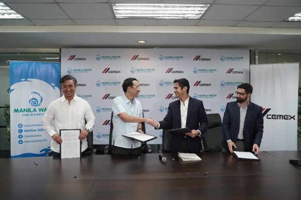 CEMEX Holdings Philippines, Inc. and Manila Water Company, Inc. are set to pursue partnerships on initiatives that accelerate sustainable objectives, in the areas of biosolids, decarbonization, future energy and innovation on sustainable products and services, protection and rehabilitation of biodiversity, and clean energy and efficient water consumption, in a Memorandum of Understanding the said companies have signed.