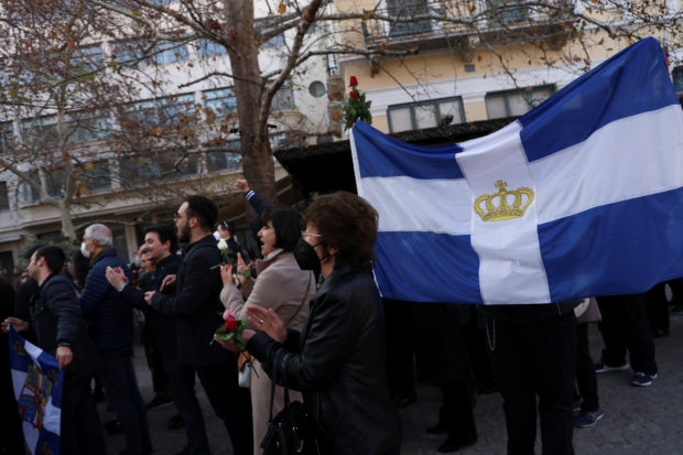  farewell to Greece's last king