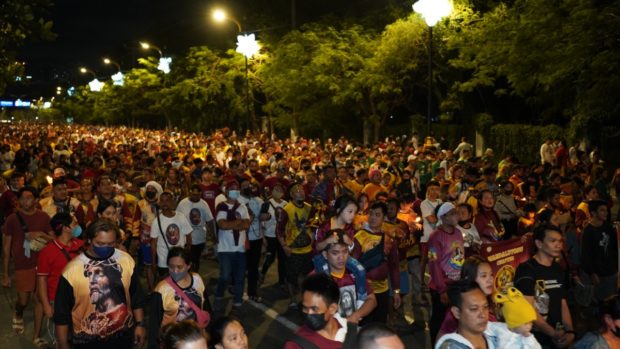 Participants of the Walk of Faith 2023 for the Black Nazarene.
