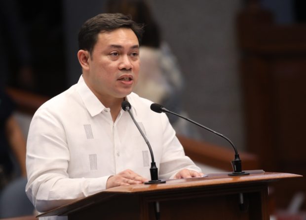 Committee on Trade, Commerce and Entrepreneurship chairperson Sen. Mark Villar sponsors on Tuesday, February 7, 2023 Senate Bill No. 1846 or the proposed Internet Transactions Act.