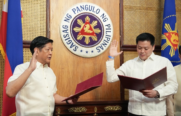 Ferdinand Marcos Jr. and Rex Gatchalian. STORY: Choice of lawmaker as DSWD chief lauded
