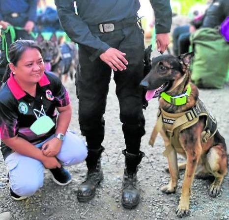 Sniffer dogs handled by a rescue team from the provinces of Cavite and Batangas will help in the search for the Cessna plane that went missing on Jan. 24 in the forests of Isabela