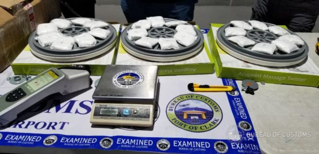 The Bureau of Customs (BOC) discovered ketamine worth P10.36 million hidden among lifestyle and athletic products during an inspection at the Port of Clark in Pampanga, Customs officials said Thursday. 