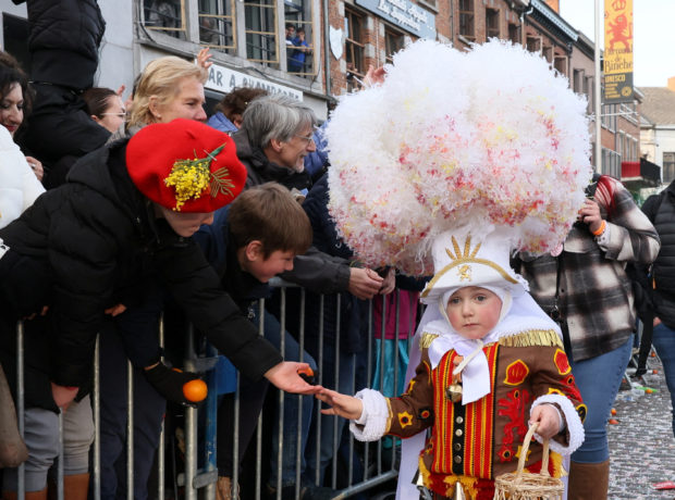 Belgian carnival returns after COVID-19