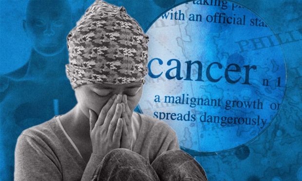 Collage for cancer funding story. STORY: Advocates seek P5 billion for gov’t cancer program