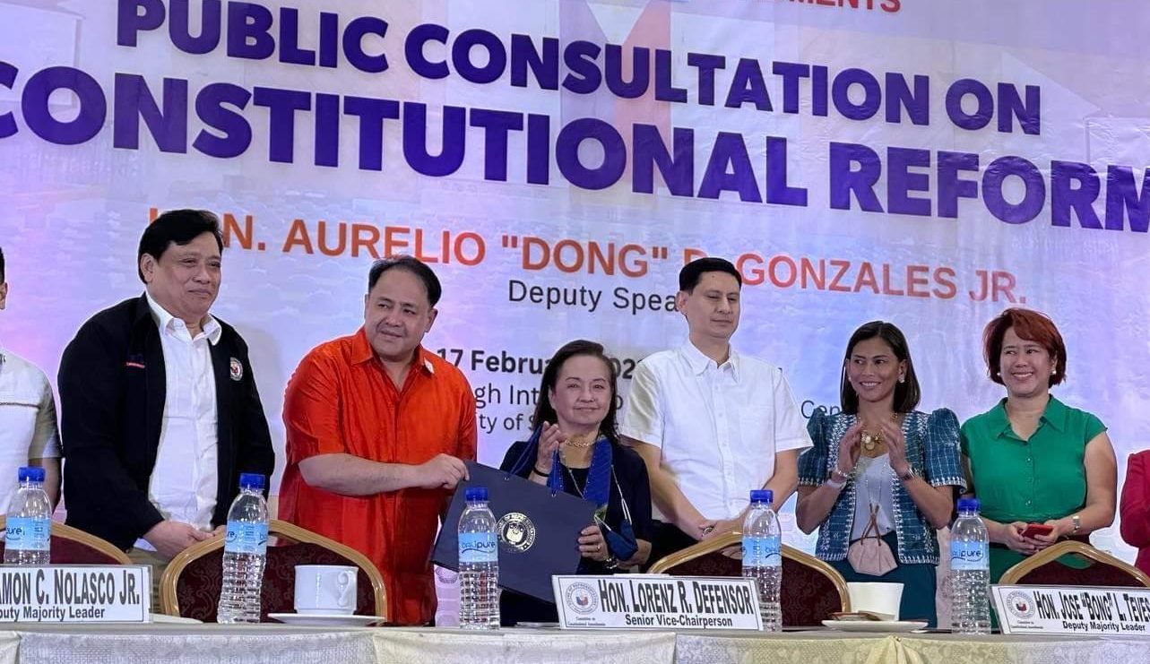 The province of Pampanga holds a public consultation on constitutional amendments at the Kingsborough International Convention Center in the capital city of San Fernando 