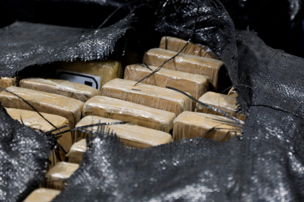 FILE PHOTO: Ecuador's Interior Ministry incinerates more than nine tons of cocaine 