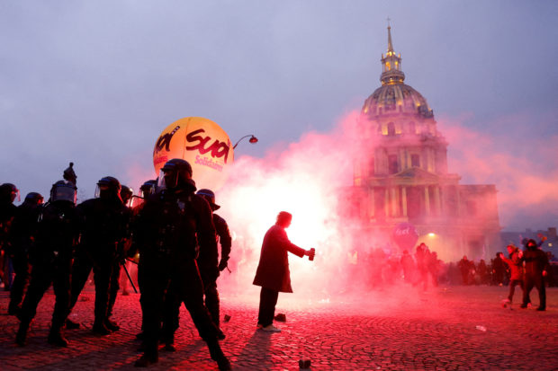 France pensions strike