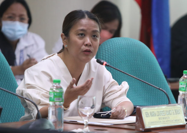 There should be a “louder call” for the use of face masks, instead of making it mandatory again now, Senator Nancy Binay said on Thursday.
