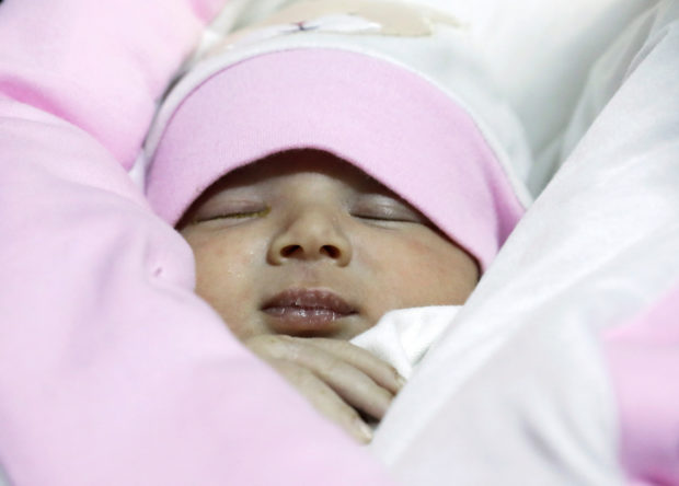 Syrian baby born in earthquake