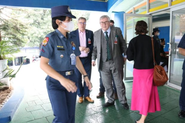 Delegates from the European Union (EU) visited detained former senator Leila de Lima at the Philippine National Police (PNP) Custodial Center in Camp Crame on Thursday. 