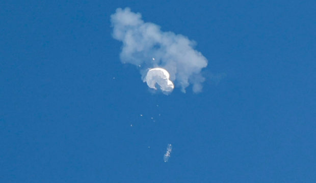 key sensors from downed Chinese spy balloon