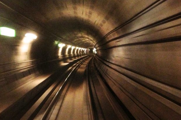 Stock image of train tunnel. STORY: Spain rail head quits over bungled train order