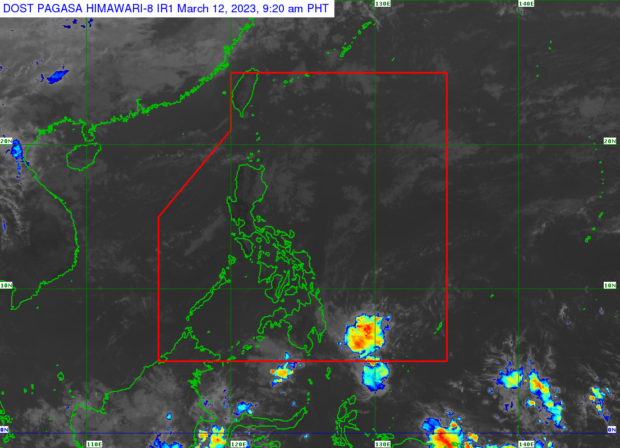 Pagasa says generally fair weather will persist over most parts of the country on Sunday, but light rains remain possible in some areas. | Photo from Pagasa