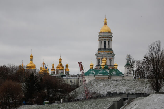 Ukrainian officials orders a historically Russian-aligned wing of the Orthodox Church to leave a monastery complex in Kyiv where it is based, the latest move against a denomination regarded with deep suspicion by the government.