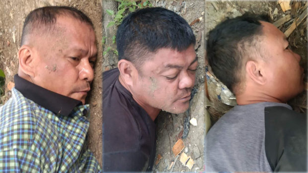 Three of the six suspected gunmen in the killing of Negros Oriental Gov. Roel Degamo