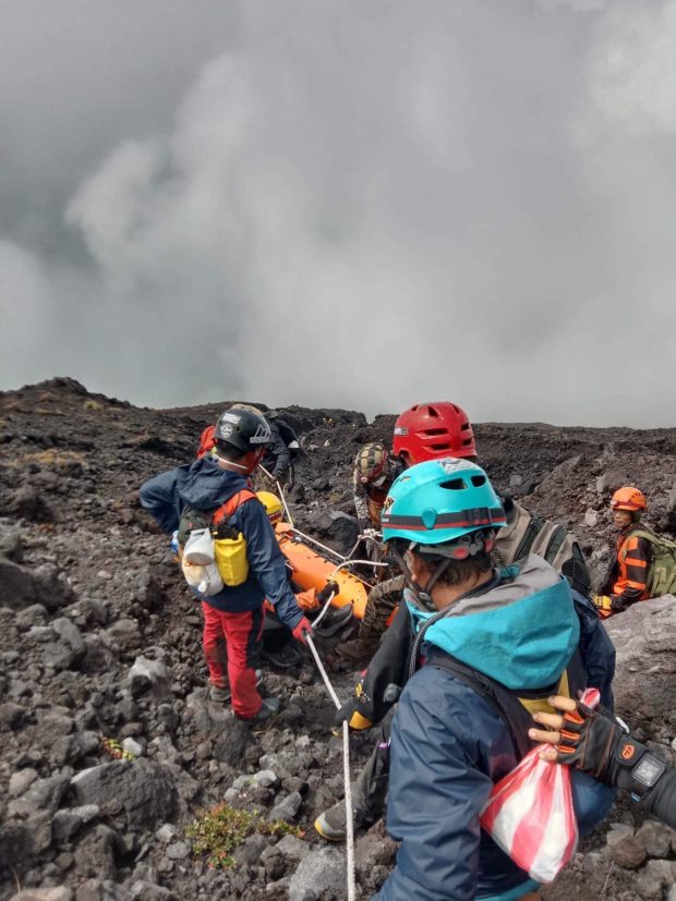 The additional responders deployed by the local government of Albay on Wednesday reached the site where the remains of the passengers of the crashed Cessna plane were discovered and are now moving to bring them back from the slopes of Mayon Volcano.
