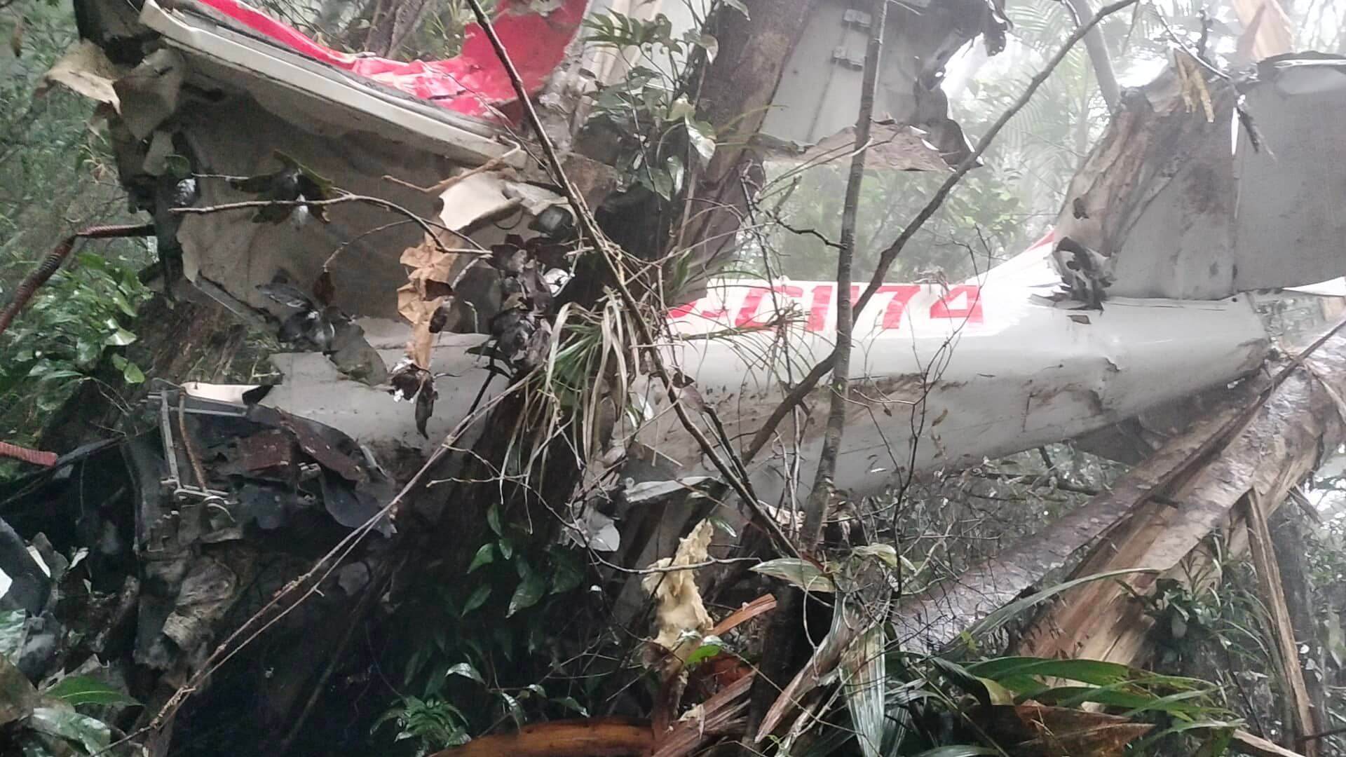 Photos of the wreckage of the Cessna plane that went missing for almost two months were released by the Coast Guard K9 Field Operating Unit on Sunday.