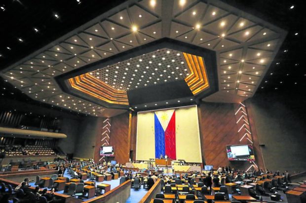 House plenary hall. STORY: House okays charter change via constitutional convention