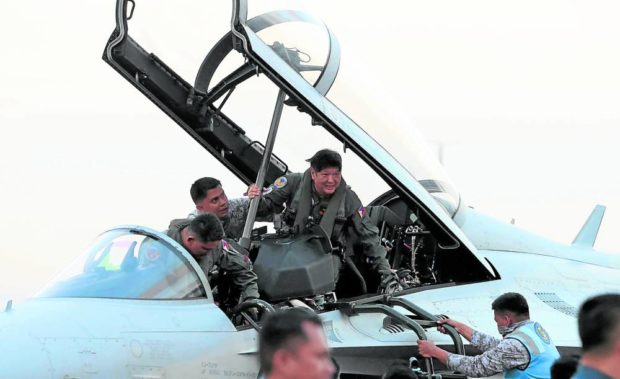 President Marcos Rides Fighter Jet During Capability Demo Inquirer News 8802