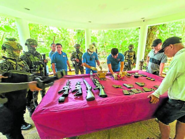 CIDG agents raid three properties of Negros Oriental Rep. Arnolfo Teves, later announcing the seizure of several firearms and assorted ammunition. STORY: Only Teves aides, for now, face raps over seized weapons