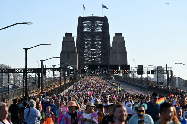 Australia's Harbor Bridge for WorldPride