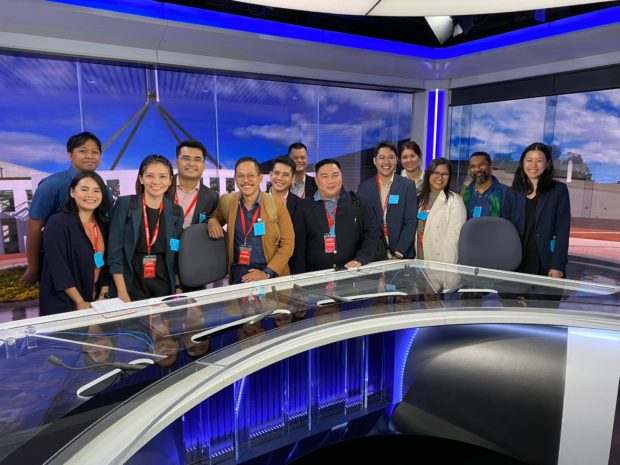Four journalists from the Philippine Daily Inquirer joined on Monday (March 6) the weeklong training and media benchmarking in Canberra and Sydney, Australia.
