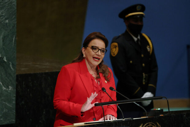 Honduras President Xiomara Castro