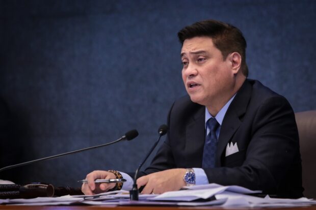 Senate President Juan Miguel Zubiri STORY: Zubiri thinks charter change moves delayed 3 new laws