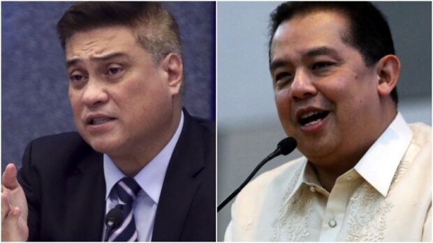 Senate President Juan Miguel Zubiri and House Speaker Martin Romualdez STORY: Senate, House leaders end word war on charter change  