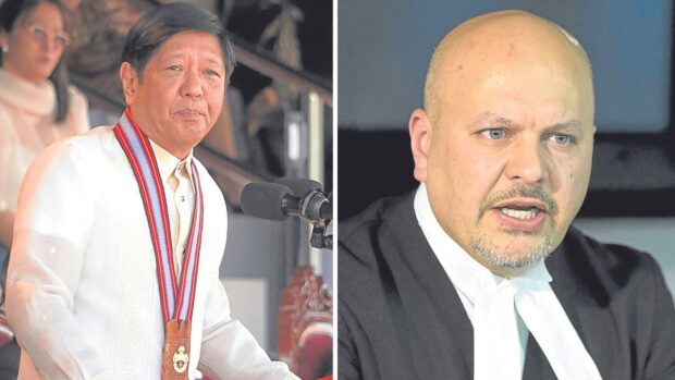 Ferdinand Marcos Jr. and Karim Khan STORY: PH to ‘disengage’ as ICC junks appeal on probe