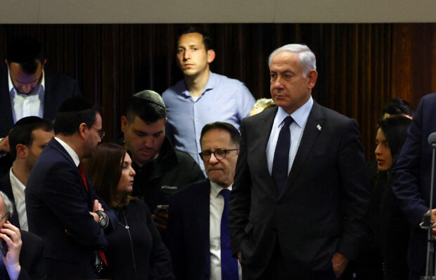 FILE PHOTO: Israeli PM Netanyahu attends a meeting at the Knesset in Jerusalem
