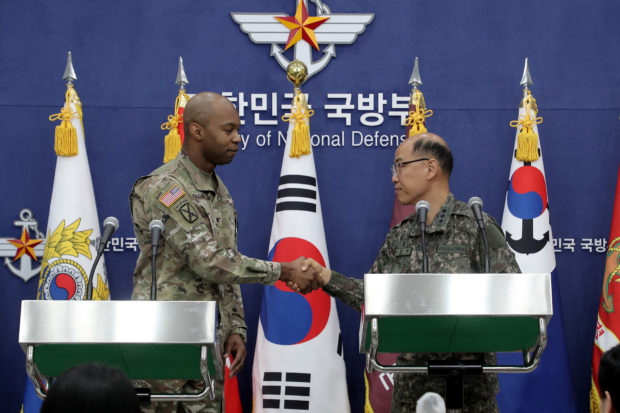 South Korea and the U.S hold a press briefing ahead of '23 freedom shield military exercise in Seoul