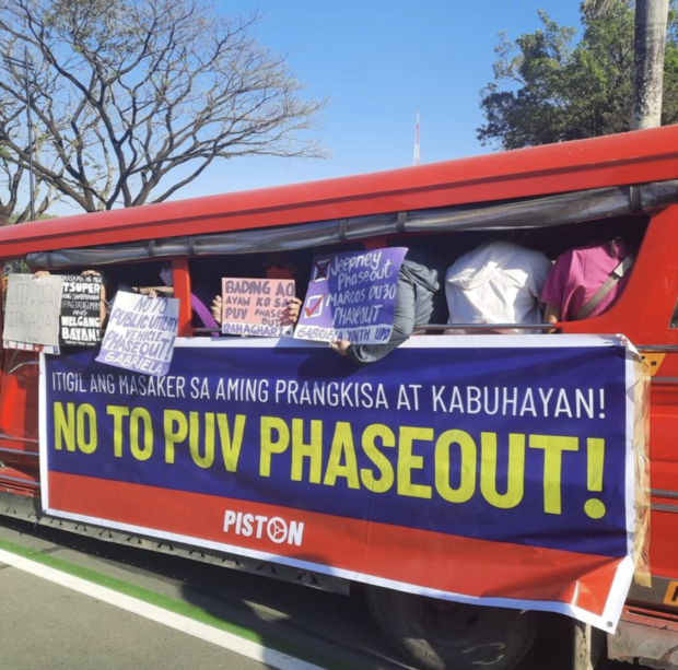 transport strike jeepney phaseout