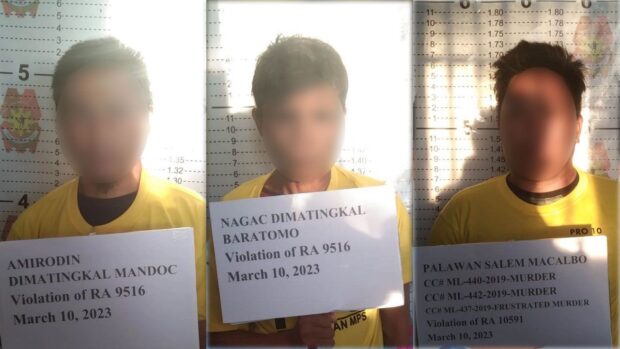 Three suspects in Lanao del Sur Governor Mamintal Adiong's ambush near the boundary of Lanao del Sur and Bukidnon were arrested on Friday afternoon, police said. 