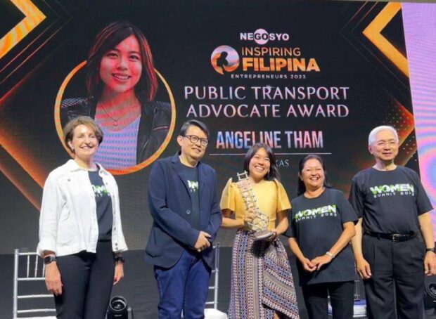 Born in Singapore but dedicated her life to helping improve Filipinos’ every day commute and providing livelihood opportunities to thousands of Filipino motorcycle riders, Angkas founder Angeline Tham was awarded as one of Go Negosyo’s Inspiring Filipina Entrepreneurs.