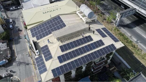 The city government of Makati said Thursday that nine public schools in the city are now powered by solar panels, as part of a project to create a sustainable and resilient city.