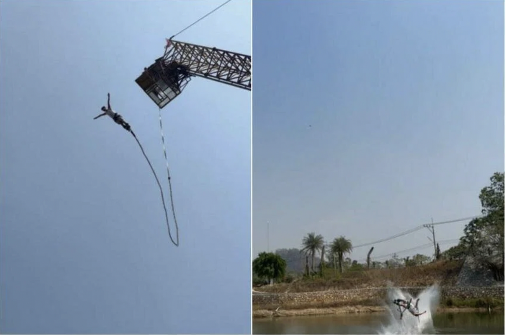 ‘I could have died’ Tourist’s bungee cord snaps midair in Thailand