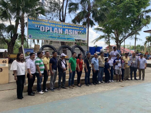 Government officials from different agencies launched Oplan Asin in Dasol, Pangasinan on Friday, March 10, 2023. 