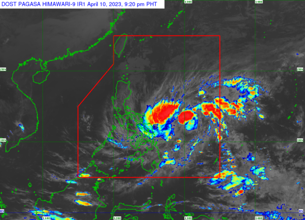 The low pressure area (LPA) located east of Eastern Samar is forecast to bring cloudy skies and rain over several parts of the country on Tuesday, said the Philippine Atmospheric, Geophysical, and Astronomical Services Administration (Pagasa).