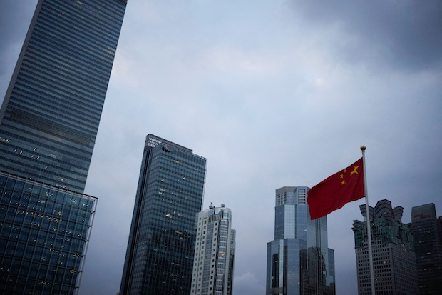 A Chinese national flag is pictured, following the COVID-19 outbreak, in Shanghai. STORY: China-Europe ties will be set by Beijing’s behavior – EU policy chief