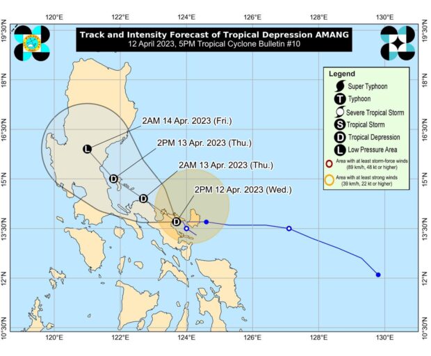 The Office of Civil Defense (OCD) on Wednesday raised the highest “Emergency Preparedness and Response” (EPR) protocols in Calabarzon, Bicol Region and Eastern Visayas due to the effects of Tropical Depression “Amang.”