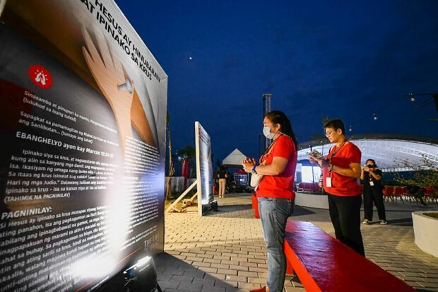The Taguig City government opens a public space called "The Life of Christ" where locals may reflect and pray this Holy Week.