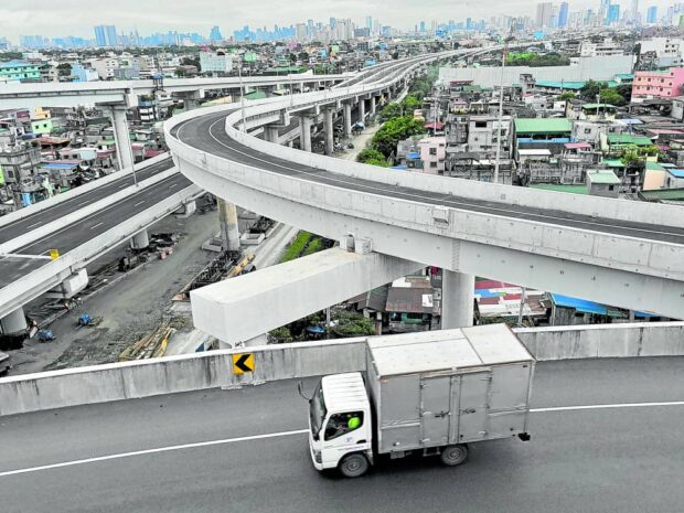 The North Luzon Expressway Connector as photographed in December 2022. STORY: 400,000 Holy Week motorists seen to benefit from toll-free connector