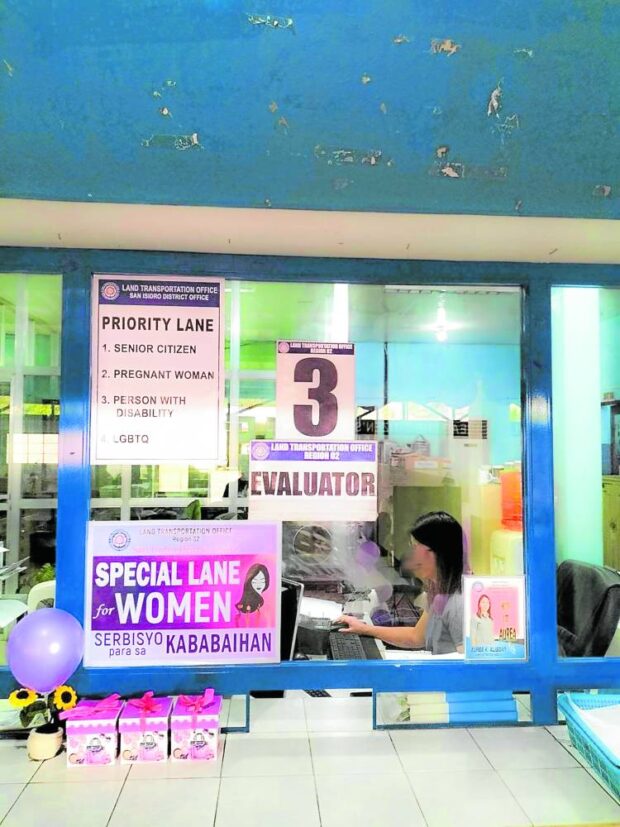 The Land Transportation Office (LTO) on Sunday ordered the removal of the priority lane designated for members of the LGBTQ+ community in Cagayan Valley, clarifying that it was an isolated case.