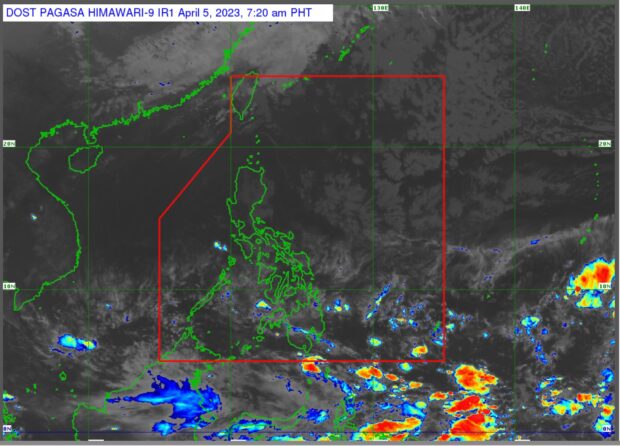 Pagasa sees clear skies nationwide as fair weather prevails. Photo from Pagasa