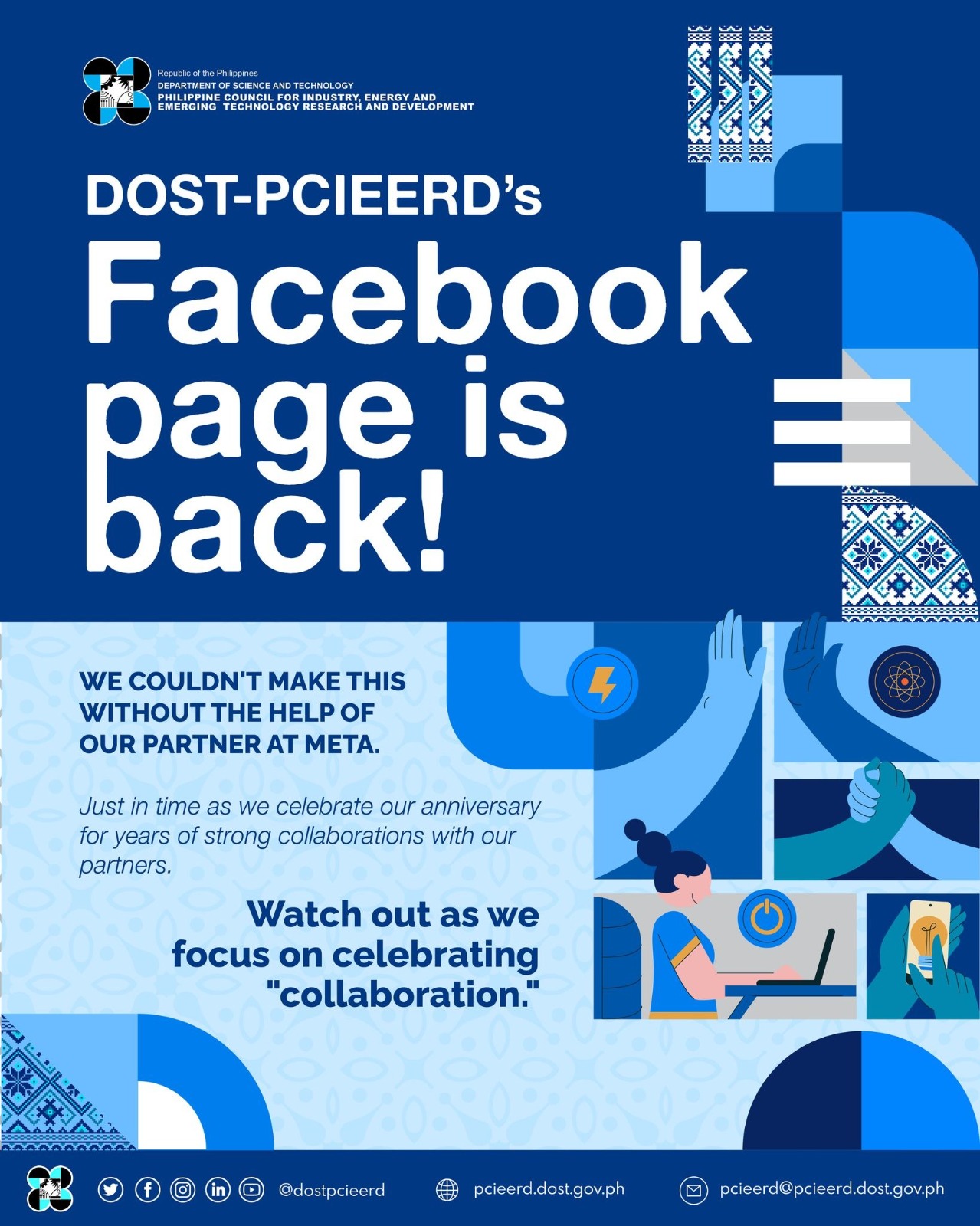 dost-research-council-revives-hacked-facebook-page-inquirer-news